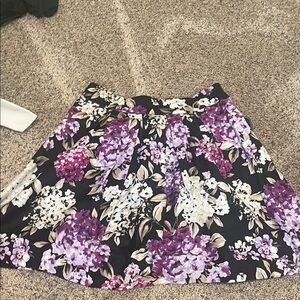 White House black market floral skirt